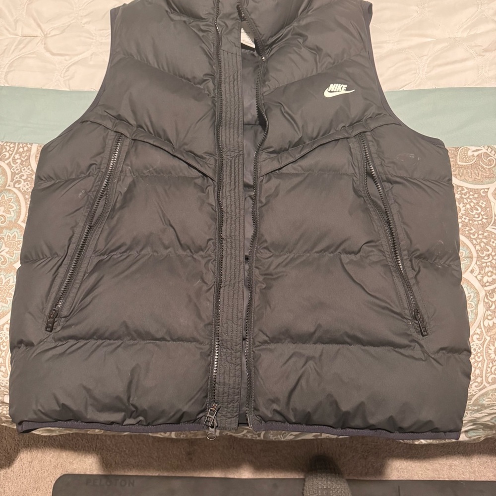 Nike Black Quilted Vest
